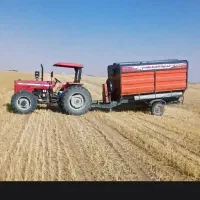 حمل و جابجایی کاه با دستگاه مکنده