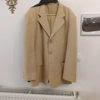 تک کت مردانه به رنگ کرم خوش رنگ