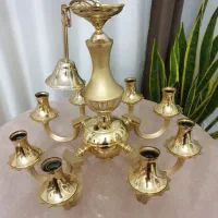 یک جفت لوستر کلاسیک ۸شاخه ایرانی،تمیز قیمت جفت ۲۸م