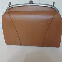 کیف عسلی چرمی