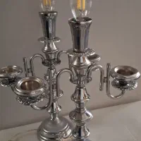 یک جفت شمعدان قدیمی