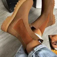بوت قهوه ای نارنجی