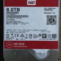 هارد ۸ ترابایت قرمز وسترن WD Nas حرفه ای