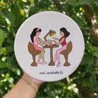 دیوارکوب و بشقاب سفالی