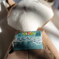 عروسک گربه ۳۰سانتی پارچه ای