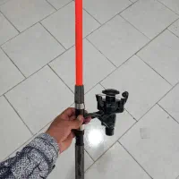 ست کامل چوب وچرخ .نخ وغبره  برای  ماهیگیری