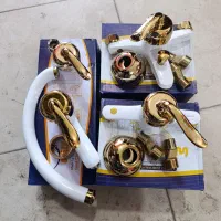 شیرآلات پک 4 تیکه طلایی،وسفیدطلا قاجاری