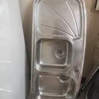 سینک ظرفشویی 2قلو