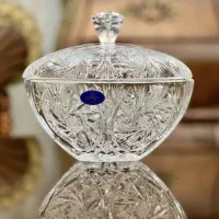 ظروف شکلات خوری و میوه خوری کریستال نفیس ‌‌و فاخر