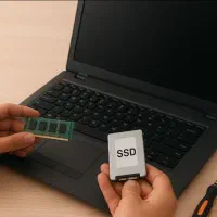 ارتقای لپ‌تاپ با SSD و RAM افزایش سرعت و کارایی