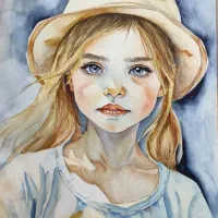 کارهای هنری تابلو نقاشی آبرنگ و سیاه قلم