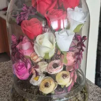 گل مصنوعی شیشه ای