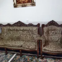 مبل استیل هفت نفره چوب راش