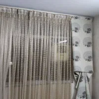 پرده پذیرایی و اتاق خواب