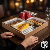 تولید سینی سایز بزرگ ارسال غذا برای کترینگ تشریفات