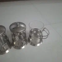 استکان دسته فلزی