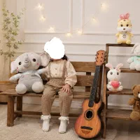 نیمکت چوبی و نردبان دکوراتیو کودک