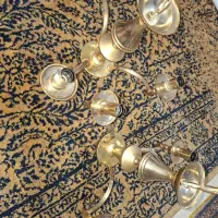 لوستر برنجی آبکاری طلا