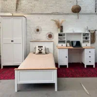 سرویس کودک نوجوان ترکیب چوب و ام دی اف رنگ شده