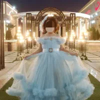 پیراهن توری دخترانه