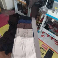 شلوارزنانه‌فول‌بگ‌کرپ‌سان‌‌ریزشی‌گرم‌بالا‌400گرم