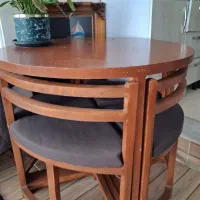 میز غذا خوری چهار نفره کارکرده