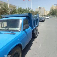 حمل خاک نخاله ساختمانی توسط نیسان کمپرسی تمام مشهد