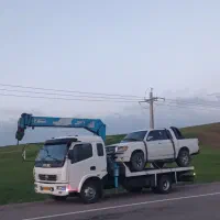 جرثقیل خاور  ۳تن شبانه روز حمل ب شهرستان ها