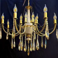 لوسترالماس فلور سنگی برنجی/۱۶شعله برنجER light.234
