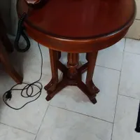 میز با تلفن چوب گردو وسالم