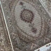 قالیچه تبریز زرع و نیم ۵۰ رج طرح ماهی