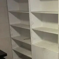 قفسه یا کتابخانه سفید ام دی اف
