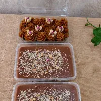 کاچی مغزدار ،حلوا کیک کتلت سالاد الویه دسر دیگچه