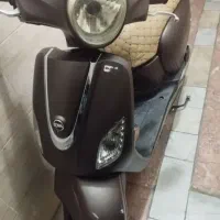 فیدل ۳sym سالم بدون تعویضی ۹۹ رنگ قهوه ای/جی۲۰۰