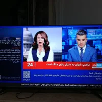 ال ای دی ۵۵ اسنوا اسمارت 4k .فریم لس با گلس محافظ
