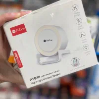 اسپیکر و شارژر وایرلس همراه با چراغ