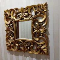 آینه فانتزی دکوری و کمد تمام mdf ام دی اف در حد نو
