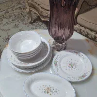 ارکوپال ویکتوریا و گلدان مدوز چک بوهیمیا بنفش