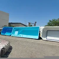 استخر آماده فایبر گلاس و پلی اتیلن نصب یک روزه