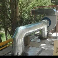 اجرای  زیر ساخت داگت اسپلیت و کانال کولر