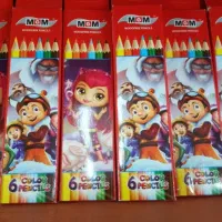 مداد ۶رنگ مقوایی MGMبلند