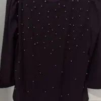 شومیز رنگ بادمجانی