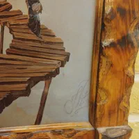 نقاشی ویترای امضادار آمریکایی