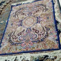 فرش دستبافت یک جفت مرینوس ابریشم سالاری