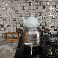 کتری و قوری  استیل و قوی چینی سالم و استفاده شده
