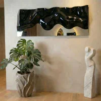 آینه موج دار دیواری - مینیمال - ترند 2026