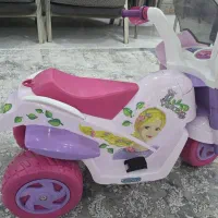 موتور سه چرخ  شارژی صورتی Peg Perego ایتالیا
