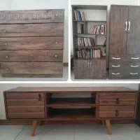 کمد لباس ،کتابخانه،میز تی وی ،دراور