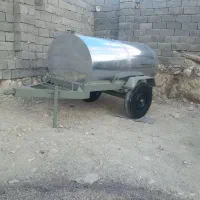 تانکر چرخ دار ۲۰۰۰ لیتری  شاسی ۱۲ ورق ۲ سفید ضخیم