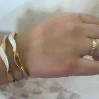 مقداری طلا النگو نیم ست و حلقه